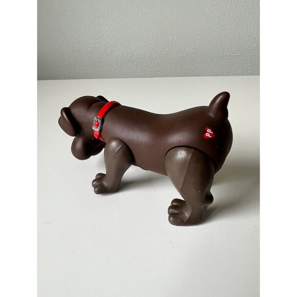 Vintage 1980s Tonka Pound Puppy Brown Dog Poseable Figure Toy - Picture 4 of 7